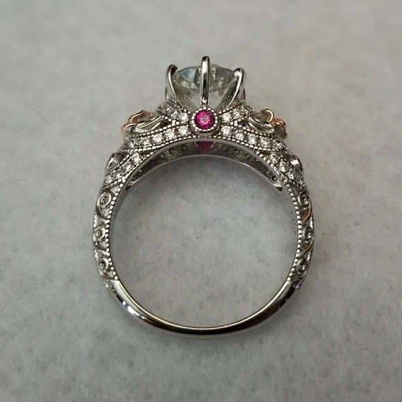 2.48ct Natural White Topaz Ring - Picture 3 of 4